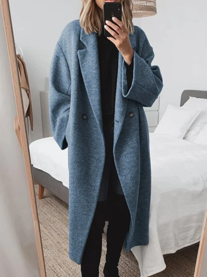 YARA | LANGE OVERSIZED JAS MET DUBBELE SLUITING