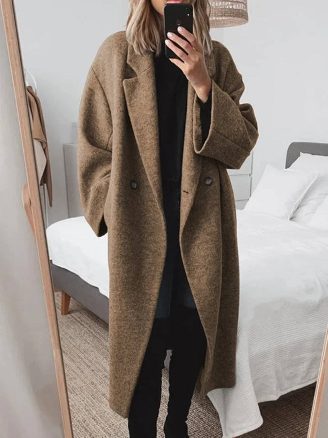 YARA | LANGE OVERSIZED JAS MET DUBBELE SLUITING