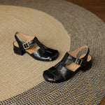 MUIREANN | Strappy Mary Jane Heels