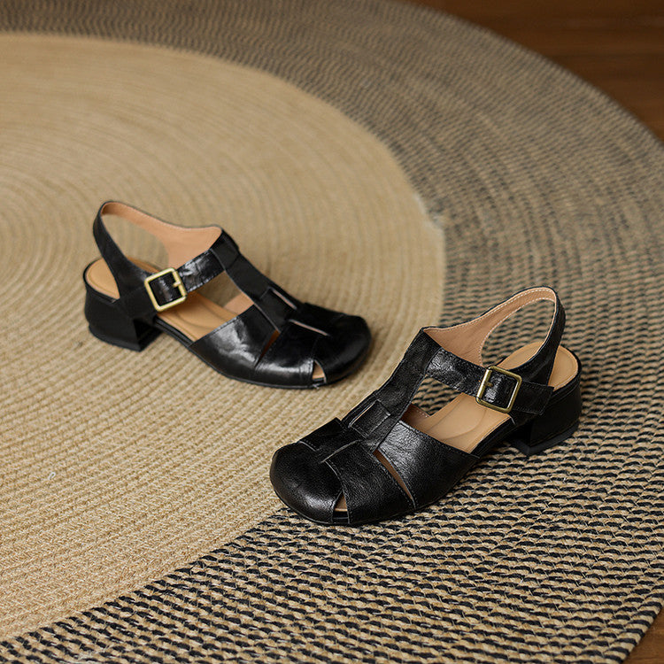 MUIREANN | Strappy Mary Jane Heels