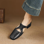 AUDREY | Cut-Out Mary Jane Mules