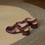 MUIREANN | Strappy Mary Jane Heels