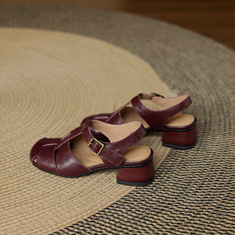 MUIREANN | Strappy Mary Jane Heels