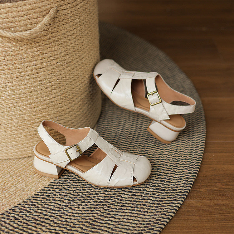 MUIREANN | Strappy Mary Jane Heels