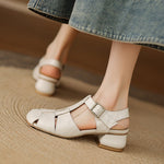 MUIREANN | Strappy Mary Jane Heels