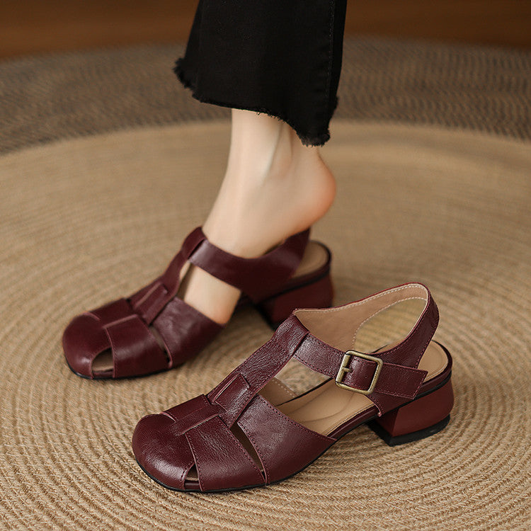 MUIREANN | Strappy Mary Jane Heels