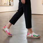 Flora | Printed Slip-On Flat Shoes