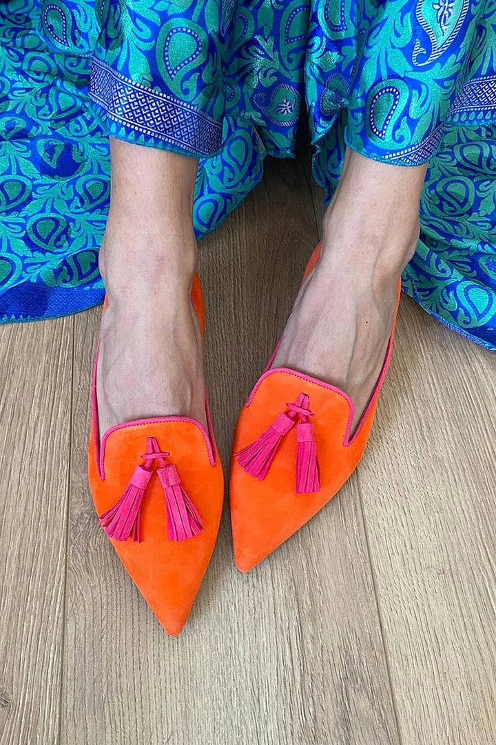 LYNN | MOCASSINS MET KWASTJES