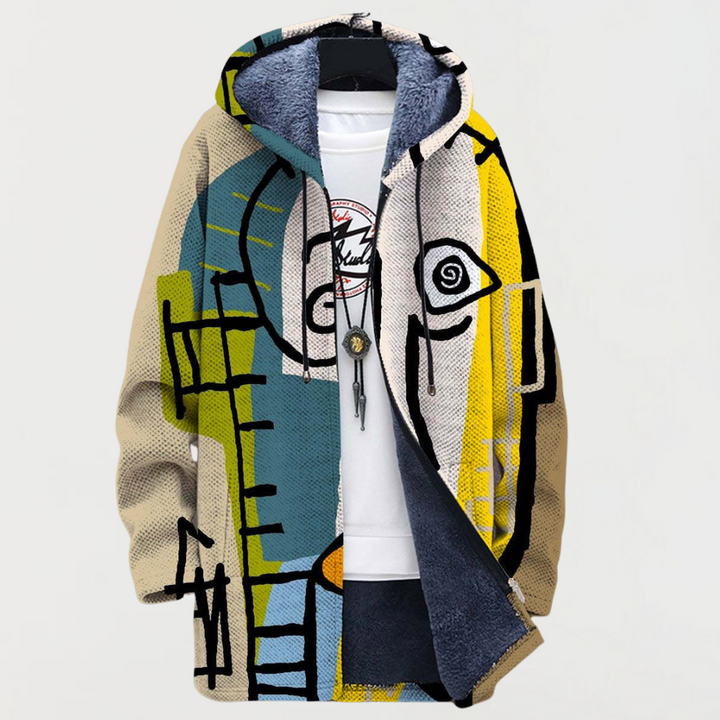 Morgan | Mantel met Abstract Patroon