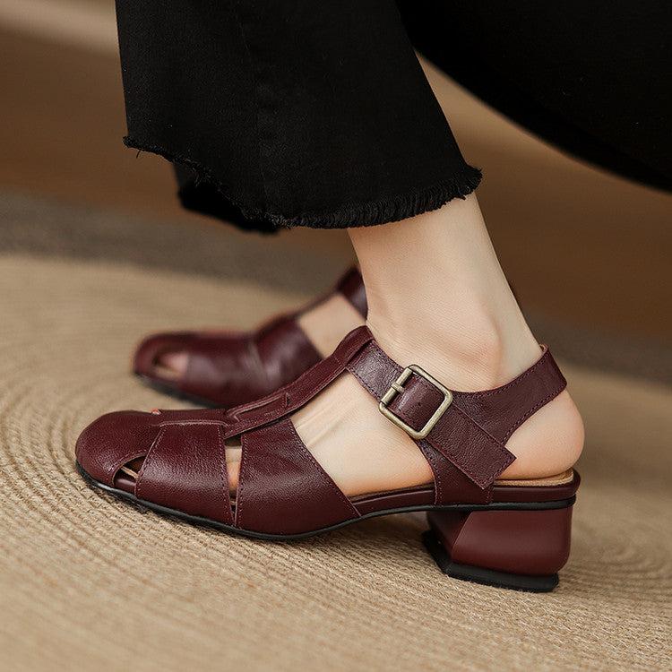 MUIREANN | Strappy Mary Jane Heels