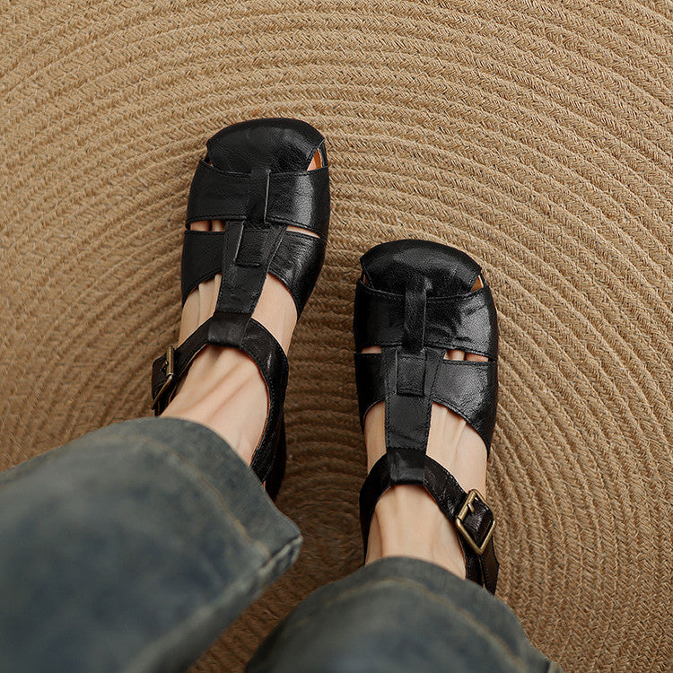 MUIREANN | Strappy Mary Jane Heels