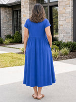 AOIFE | RELAXED MIDI DRESS WITH POCKETS