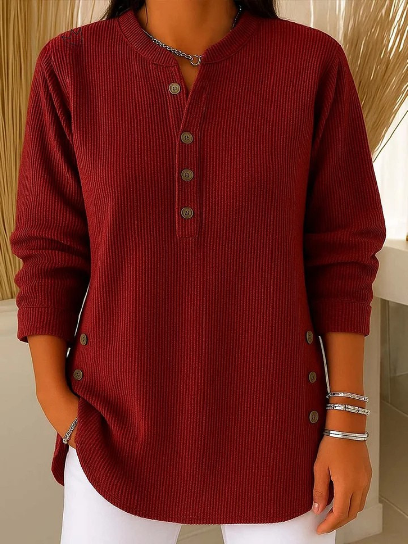 Nelleke | Tuniek met knoopdetails