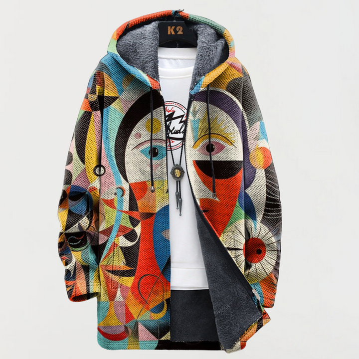 Morgan | Mantel met Abstract Patroon