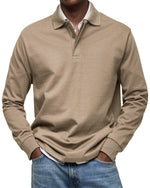 Luxe Poloshirt met Lange Mouwen