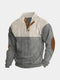 Corduroy Herenpullover met Coltrui