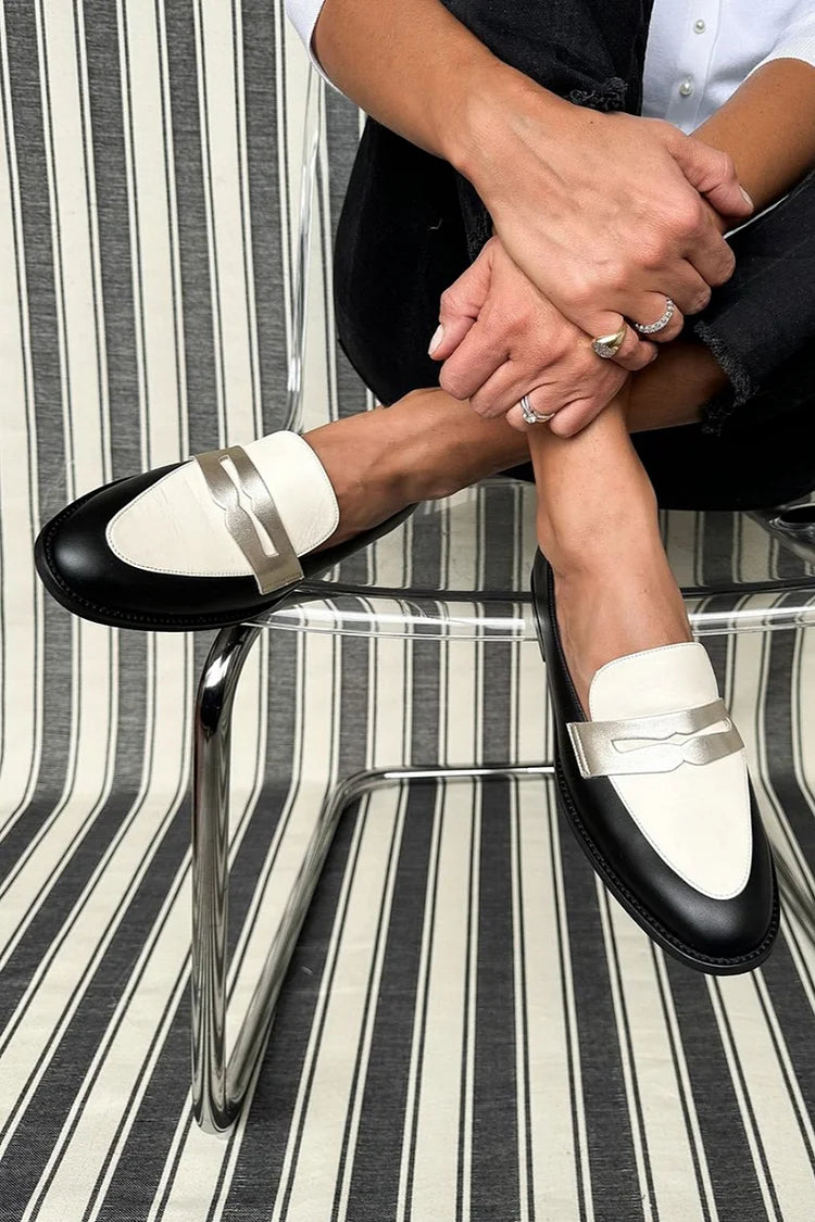 BENTE | MONOCHROME MOCASSINS