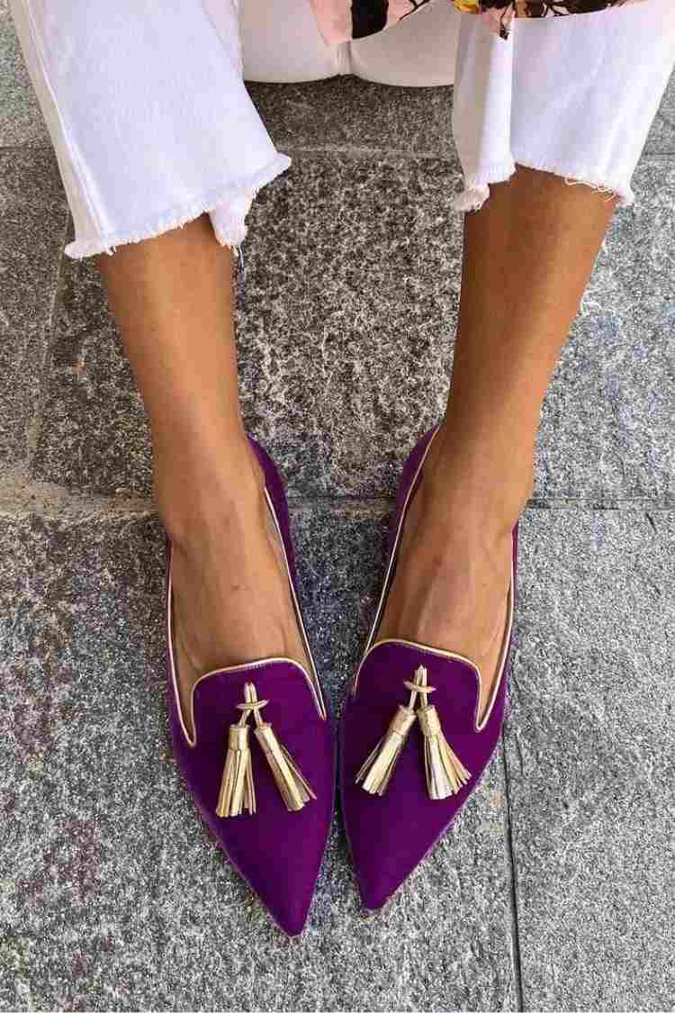 LYNN | MOCASSINS MET KWASTJES