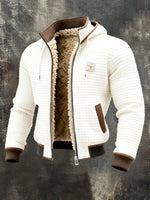 Elegante gewatteerde blouson met een verzorgde kraag
