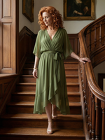 Elric | Light Drape Midi Dress