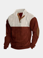 Corduroy Herenpullover met Coltrui