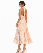 FIONNUALA | WATERCOLOUR MAXI DRESS