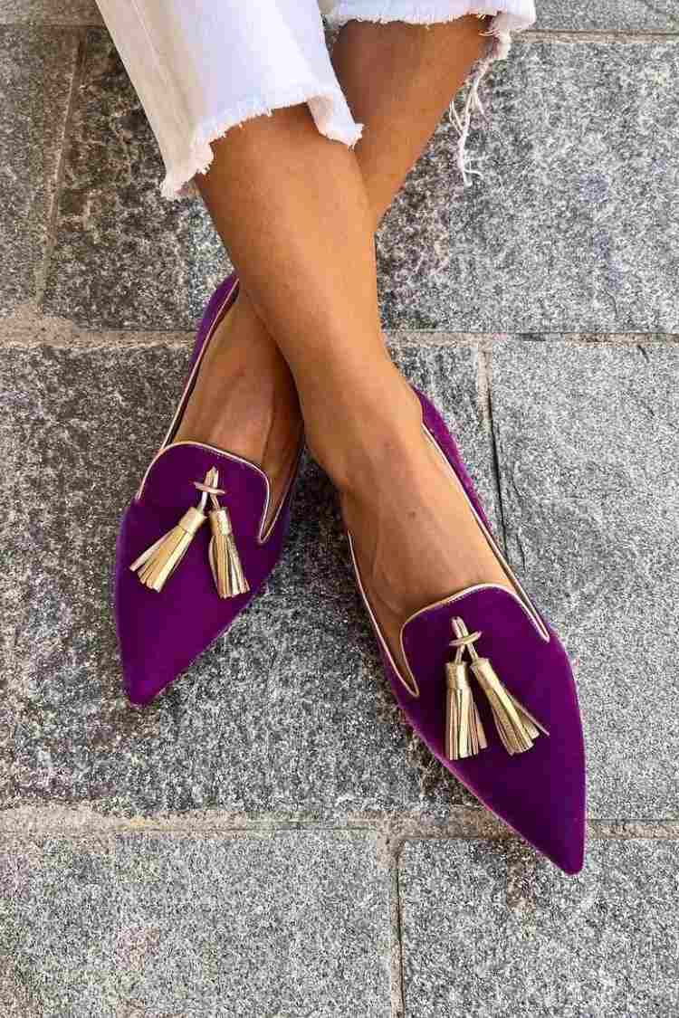 LYNN | MOCASSINS MET KWASTJES