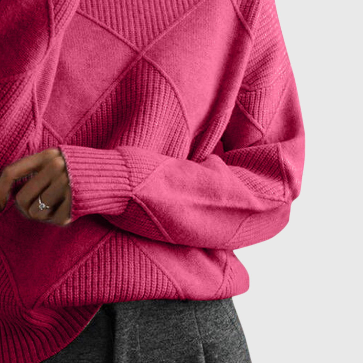 Annelies | Roze Oversized Coltrui
