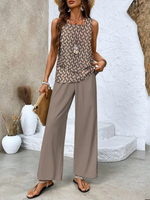 Averie | Layered Top & Wide-Leg Trousers Set