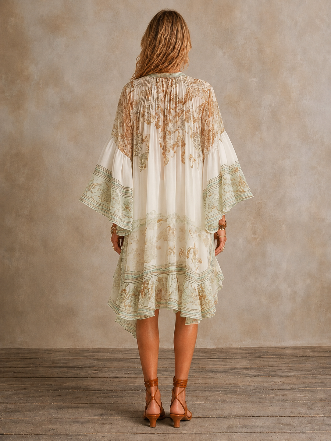 Isabella | Women's Mini Dress with Ruffle Hem