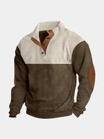Corduroy Herenpullover met Coltrui