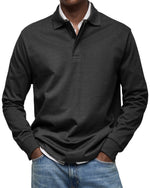 Luxe Poloshirt met Lange Mouwen