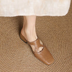 AUDREY | Cut-Out Mary Jane Mules