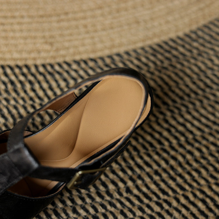 MUIREANN | Strappy Mary Jane Heels