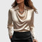 Merelith | pleated shine blouse