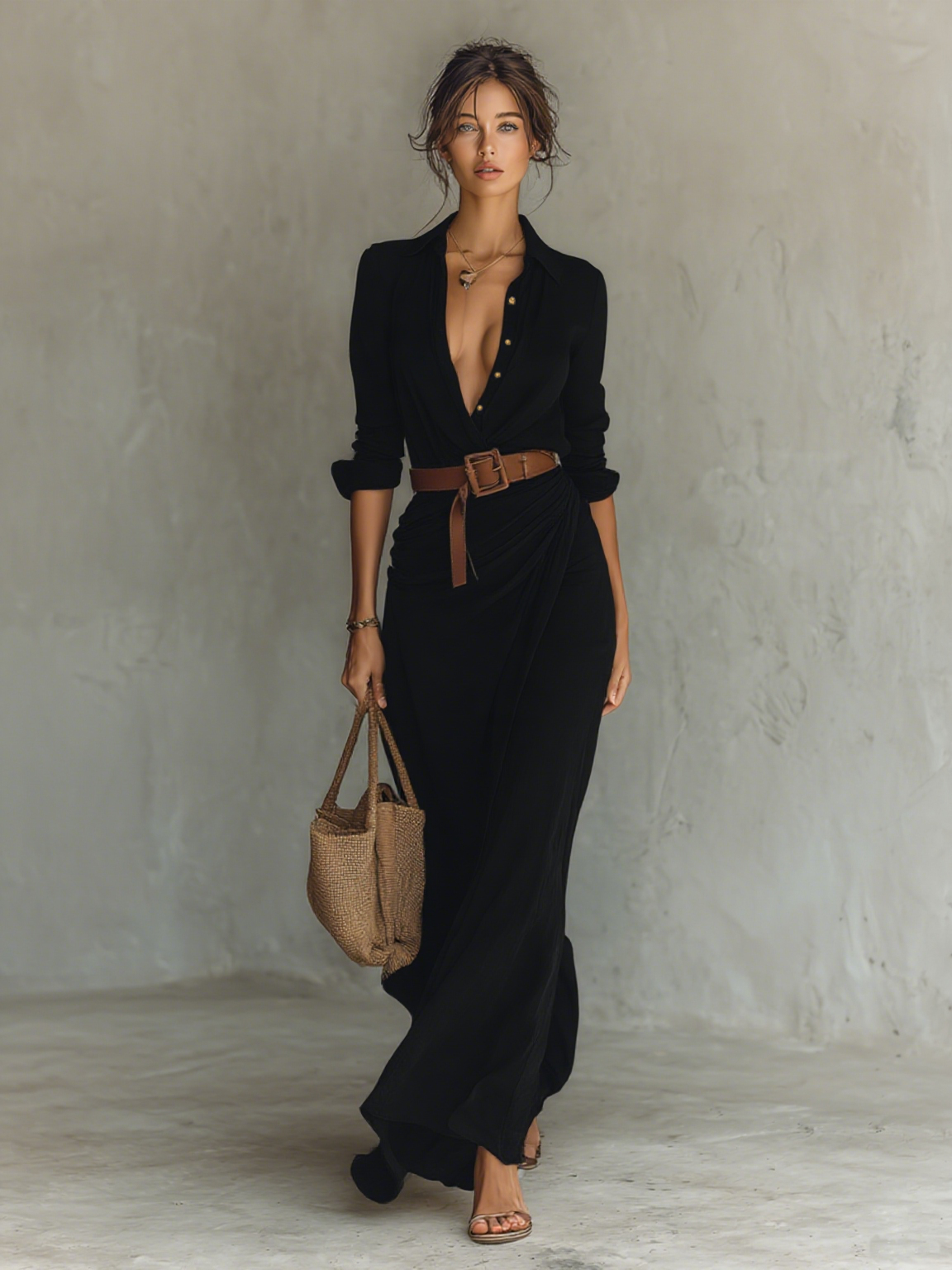 Victorie | Lange Casual Dress