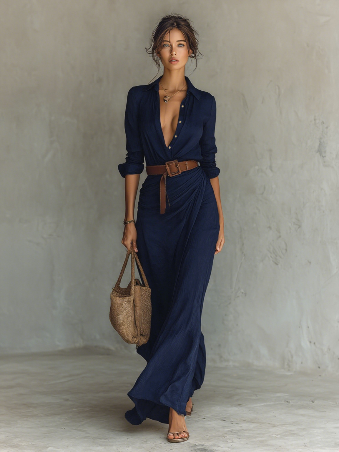 Victorie | Lange Casual Dress