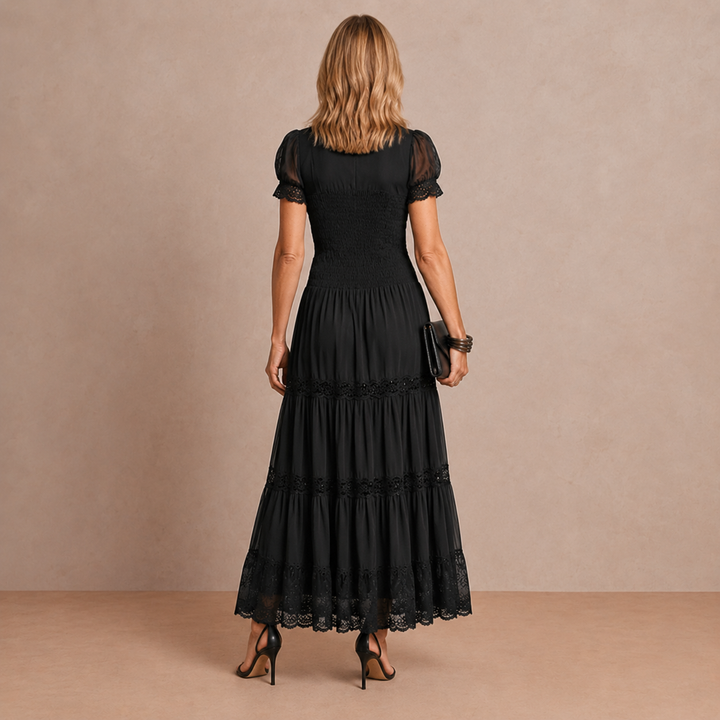 Sophia | Doorzichtig Kant Maxi Jurk voor Dames