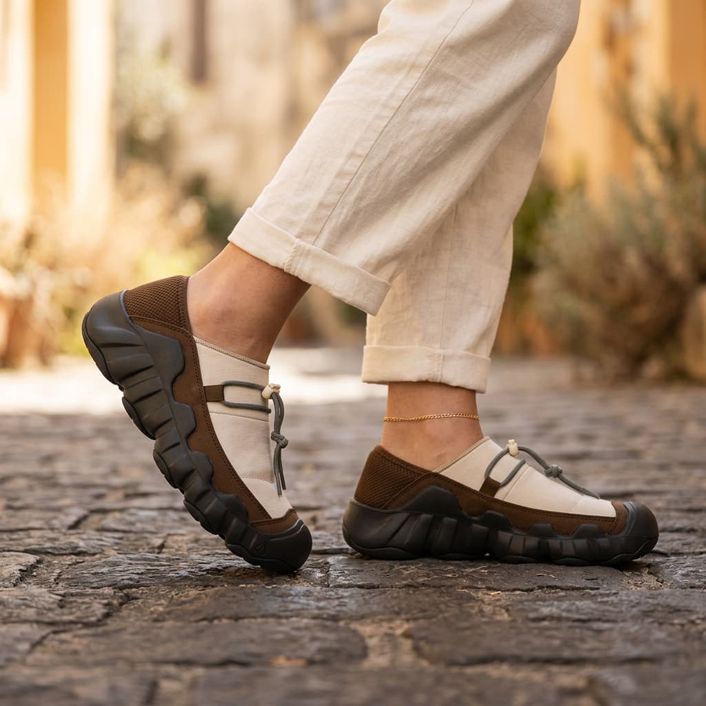 NAOMI | COMFORT SNEAKERS MET SNELVETERS