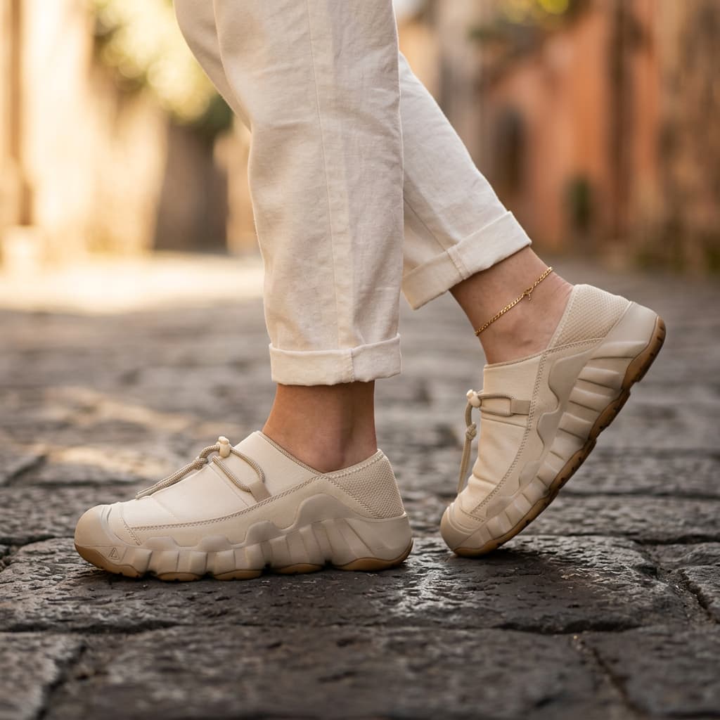NAOMI | COMFORT SNEAKERS MET SNELVETERS
