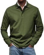 Luxe Poloshirt met Lange Mouwen