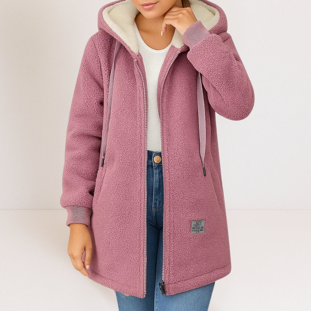 MANON | FLEECE JAS MET CAPUCHON
