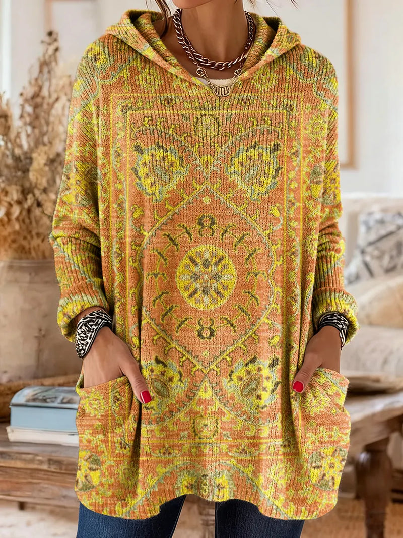 AISLING | HOODED KNIT JUMPER