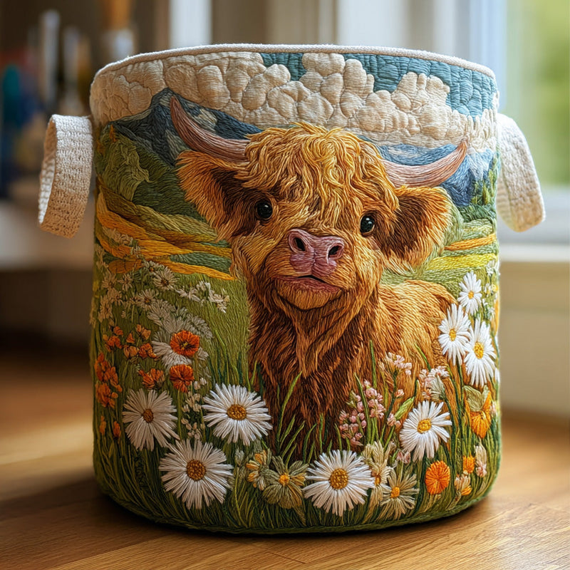 Heather Peak Laundry Basket