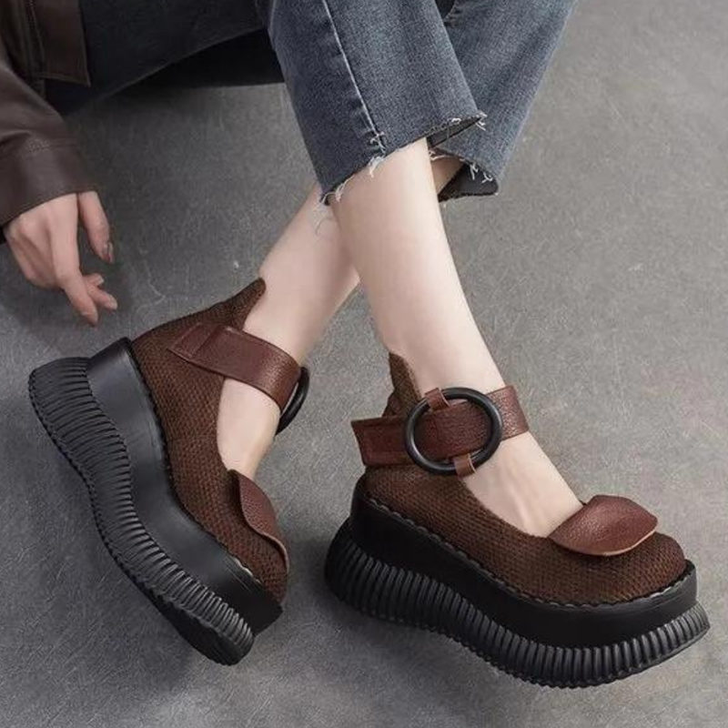 Denyse - Zomerse casual schoenen met riem voor dames