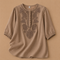 ALICE | EMBROIDERED PUFF-SLEEVE BLOUSE