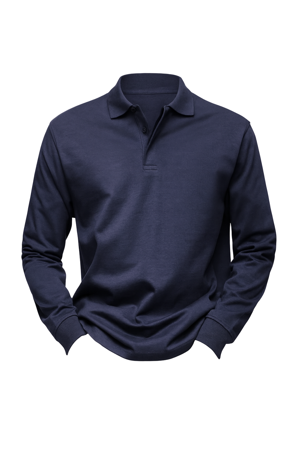 Luxe Poloshirt met Lange Mouwen