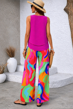 TÁISE | ABSTRACT PRINT TWO-PIECE SET