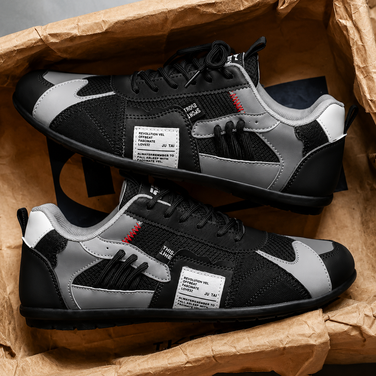 BRAM | RETRO GEKLEURDE SNEAKERS