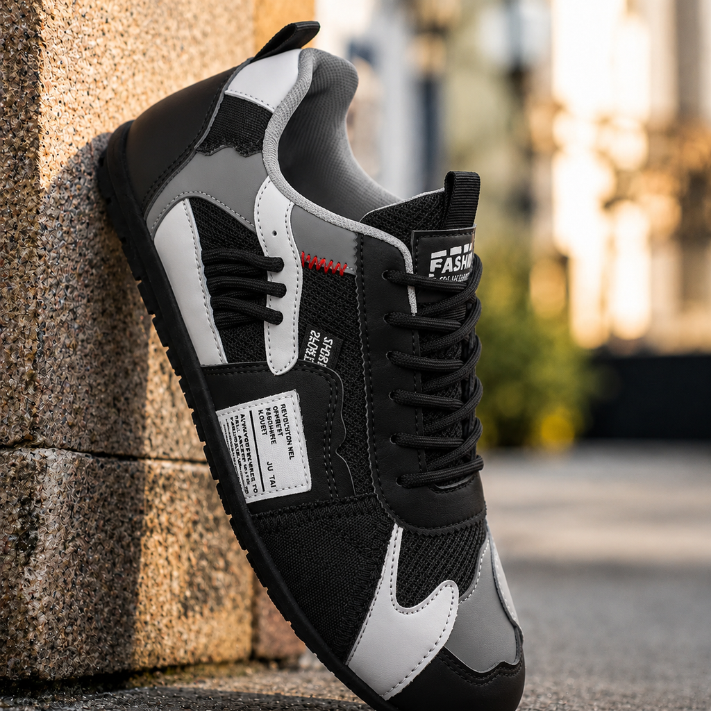 BRAM | RETRO GEKLEURDE SNEAKERS